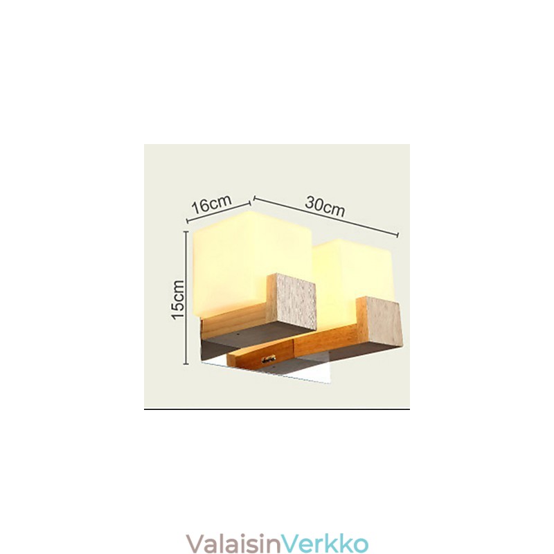 Seinävalaisimet Mini Style Modern Contemporary Wood Bamboo