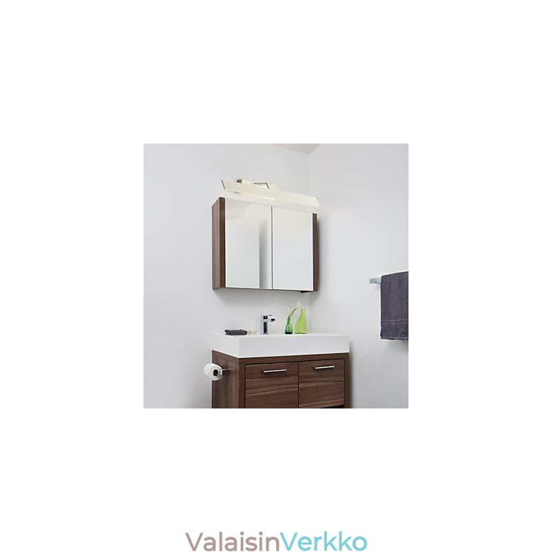 Kylpyhuoneen valaistus moderni nykyaikainen metalli