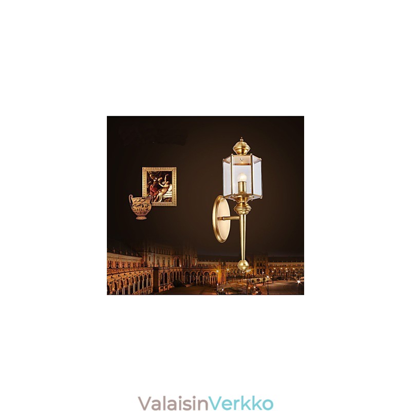 Puutarhavalaisin Täyskuparilamppu Ulkovalaisin Vedenpitävä lamppu B