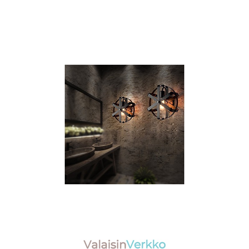 Uusi vintage-tyylinen teollinen pyöreä seinävalaisin parvekkeella eteinen Makuuhuoneen seinävalaisin