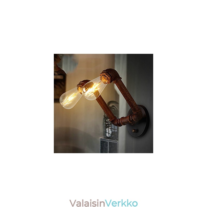 Minityyliset seinävalaisimet modernia nykymetallia
