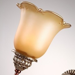 Eurooppatyyppinen muinaisia tapoja restauroiva takorauta Makuuhuoneen kristallilasiseinävalaisin