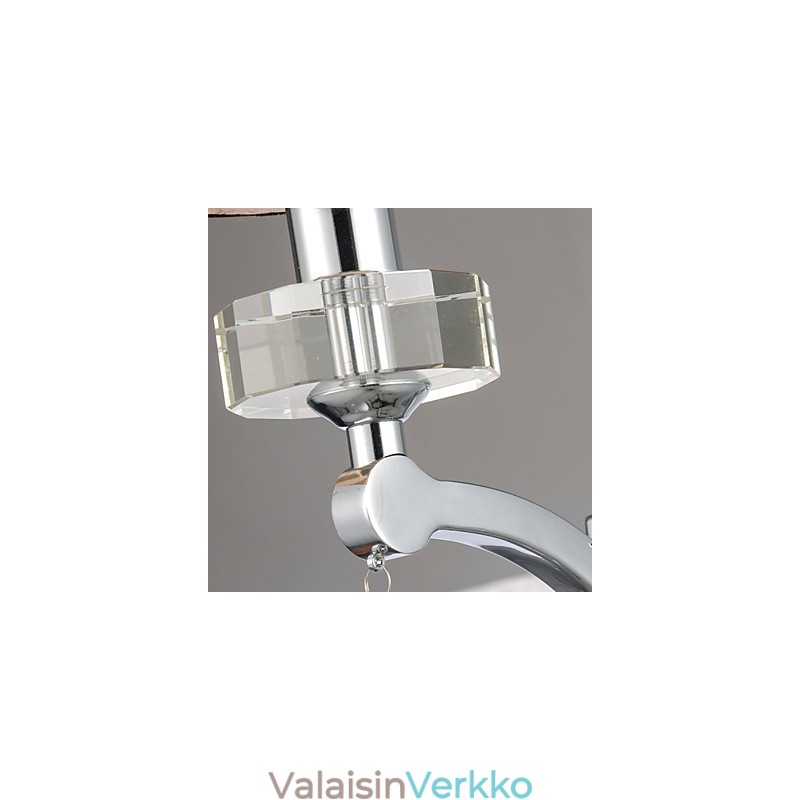 Minityyliset seinävalaisimet modernia nykymetallia