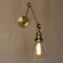 Retro Vintage Exclusive -hotellin aula Makuuhuone sängyn ääressä RACK antiikkipronssinen koristeellinen seinävalaisin