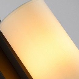 Moderni amerikkalaistyylinen antiikkilamppu Olohuone Makuuhuone Hotellihuoneet Valkoinen kangas seinävalaisin