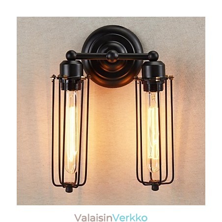 Seinävalaisimet Rustic Lodge Metal