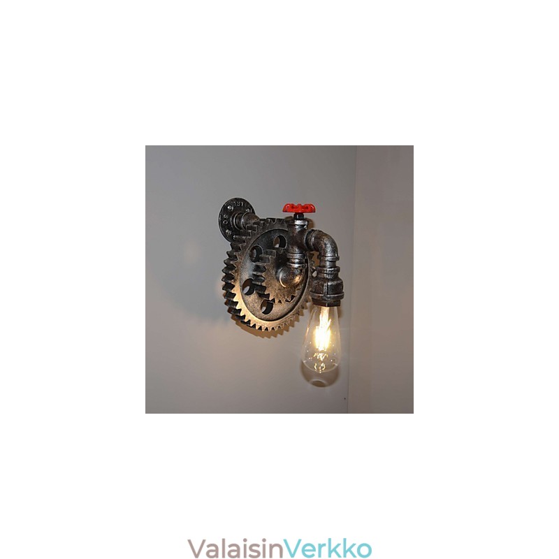 Creative Iron Bar Ravintola Baari Käytävä seinävalaisin Seinälamppu Loft Industrial Varuste Persoonallisuus tehdä vanhat vesiputket