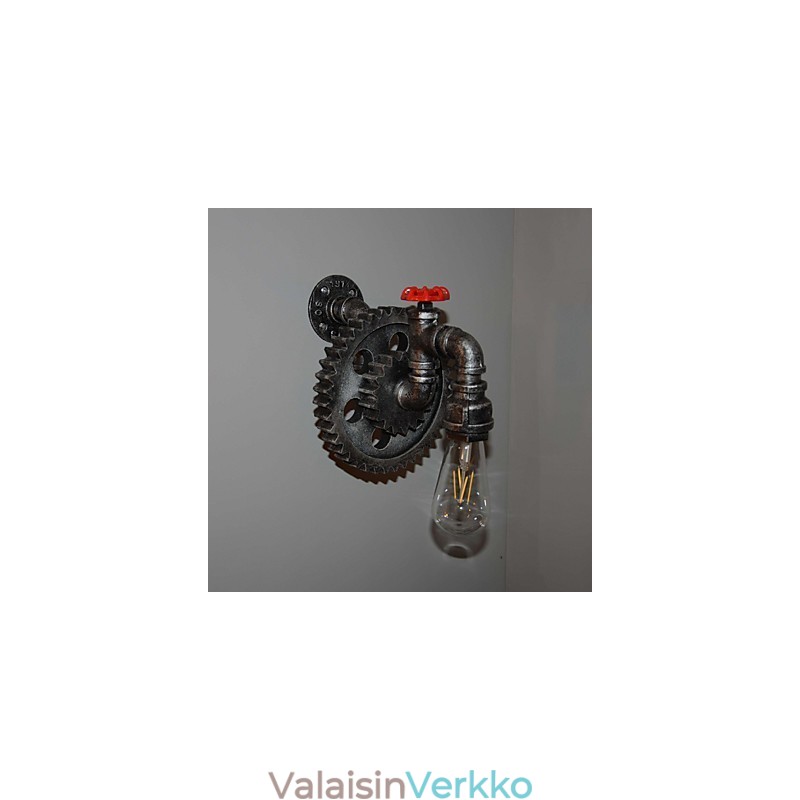 Creative Iron Bar Ravintola Baari Käytävä seinävalaisin Seinälamppu Loft Industrial Varuste Persoonallisuus tehdä vanhat vesiputket