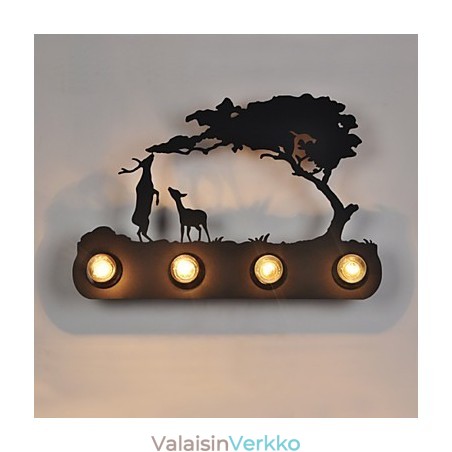 4 valoa American Village Pastoral LOFT Style Makuuhuoneen käytävän rautaiset retroseinävalaisimet 4 valoa American Village Pastoral LOFT Style Makuuhuoneen käytävän rautaiset retroseinävalaisimet