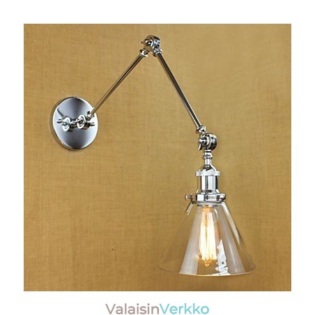 Kromilasi Kaksivartinen Säädettävä Hopeapalkki KTV Bedside Aisle Ravintola Hotellihuoneen seinä Kromilasi Kaksivartinen Säädettävä Hopeapalkki KTV Bedside Aisle Ravintola Hotellihuoneen seinä