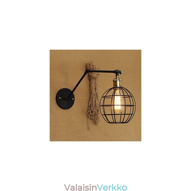 Seinälamput Swing Valot Lukeminen Seinävalot Mini Style Rustic Lodge Metal