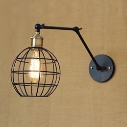 Seinälamput Swing Valot Lukeminen Seinävalot Mini Style Rustic Lodge Metal