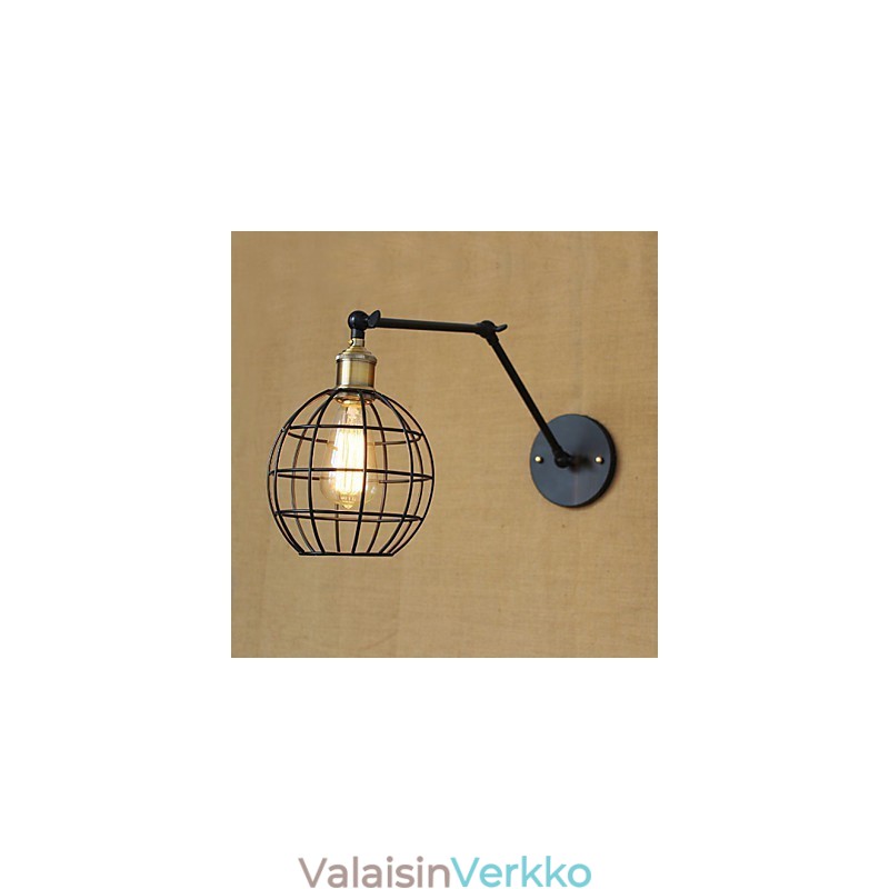 Seinälamput Swing Valot Lukeminen Seinävalot Mini Style Rustic Lodge Metal
