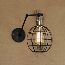 Seinälamput Swing Valot Lukeminen Seinävalot Mini Style Rustic Lodge Metal