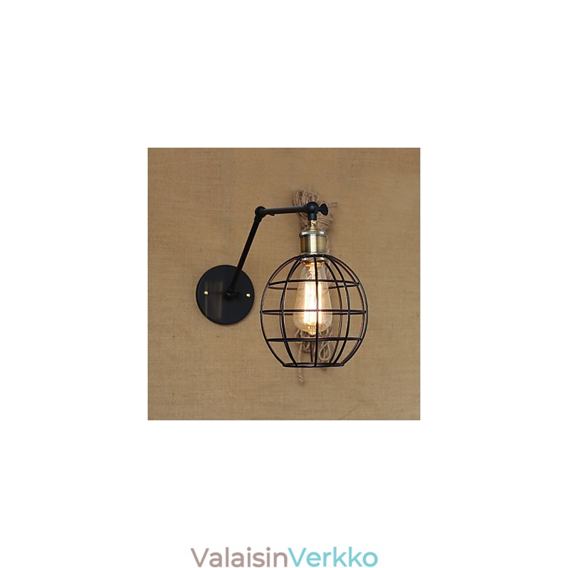 Seinälamput Swing Valot Lukeminen Seinävalot Mini Style Rustic Lodge Metal
