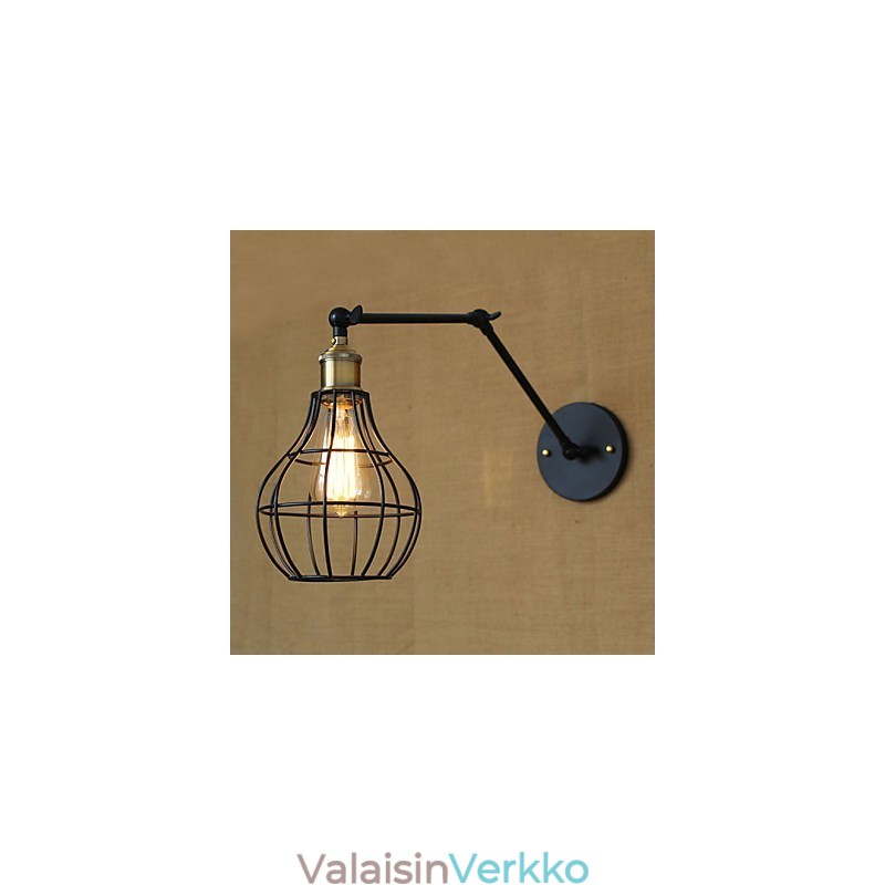 Seinälamput Swing Valot Lukeminen Seinävalot Mini Style Rustic Lodge Metal