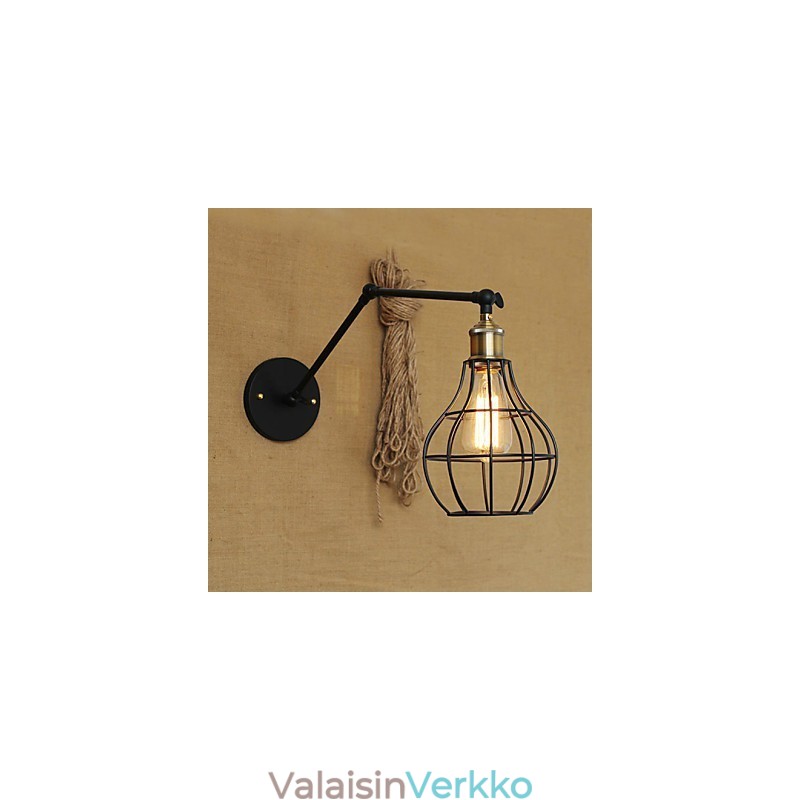 Seinälamput Swing Valot Lukeminen Seinävalot Mini Style Rustic Lodge Metal