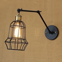 Seinälamput Swing Valot Lukeminen Seinävalot Mini Style Rustic Lodge Metal