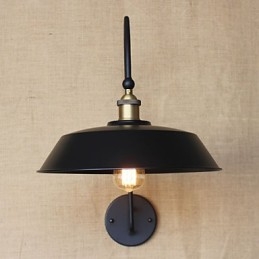 Creative American Country Iron Retro Pyöreä Teollinen Olohuone Parveke Käytävä Portaat Huoneen sisustuslamppu