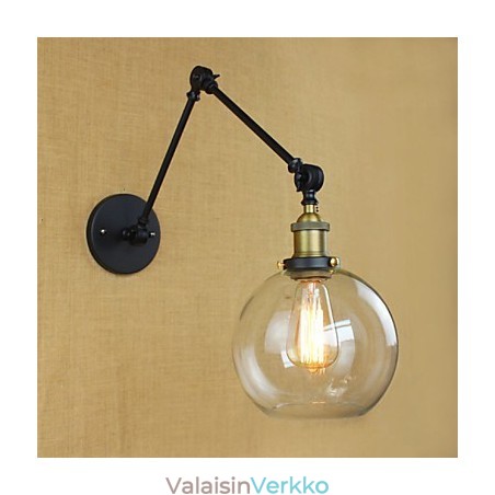 Lasiseinän pitkä käsivarsi Rauta Teollinen Luova Teleskooppinen Makuuhuone Retro Nostalginen Ravintola Kokoontaittuva Käytävä Lasiseinän pitkä käsivarsi Rauta Teollinen Luova Teleskooppinen Makuuhuone Retro Nostalginen Ravintola Kokoontaittuva Käytävä