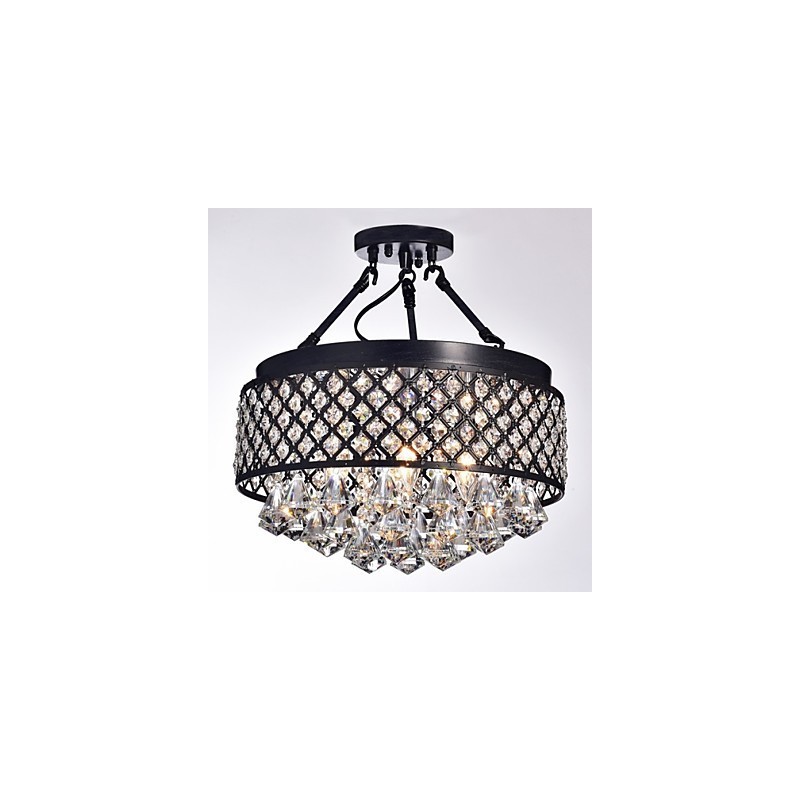 Perinteinen klassinen kristallimaalaus metalliin uppoteline