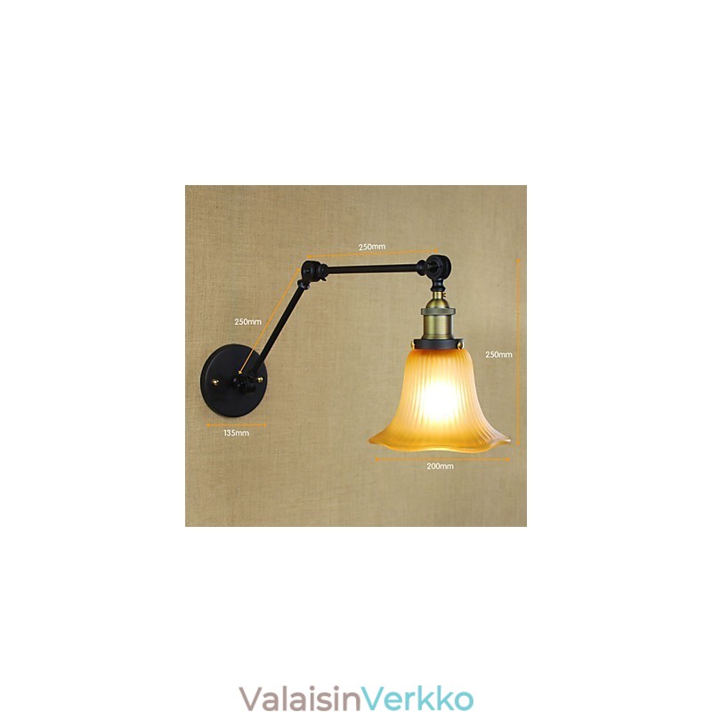 Seinälamput Kylpyhuoneen valaistus Ulkoseinävalaisimet Lukuvalaisimet Rustic Lodge Metal