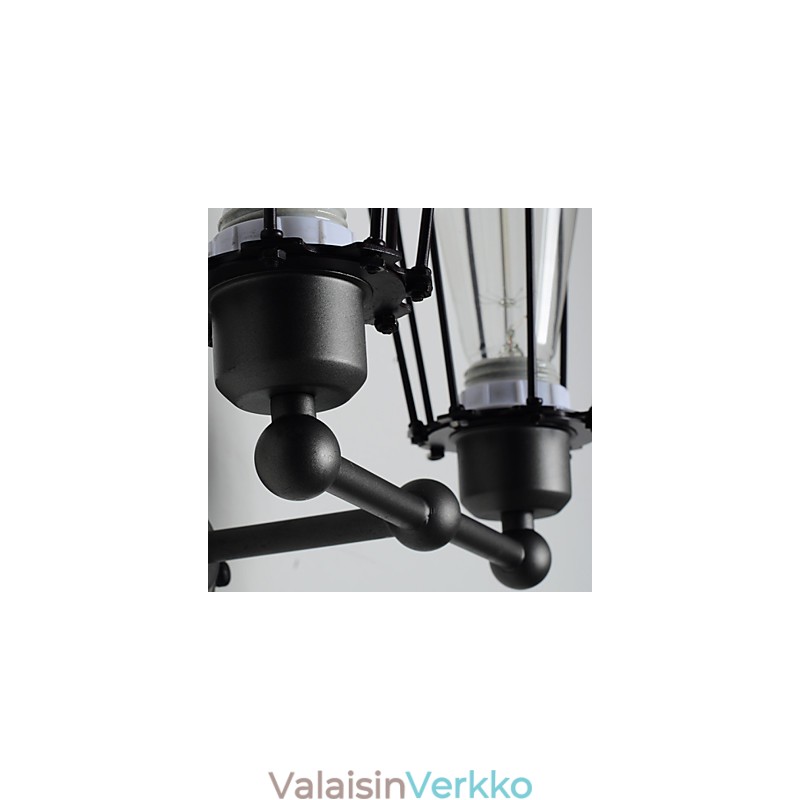 Loft American Country Iron Art Antiikkiseinälampputeollisuuden valot