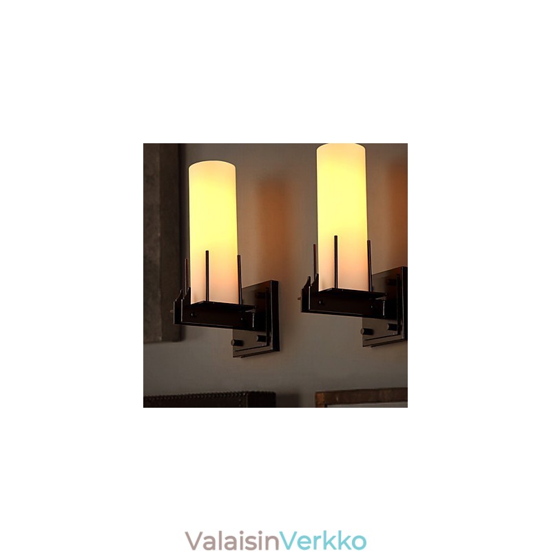 Loft-sovitettu ja nykyaikainen retro-persoonallinen kynttilänjalka-seinälamppu