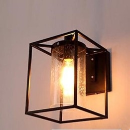 Amerikkalainen maalaispersoonallinen loft pohjoismainen sopimustyylinen sadepisarakuplalasiseinävalaisin