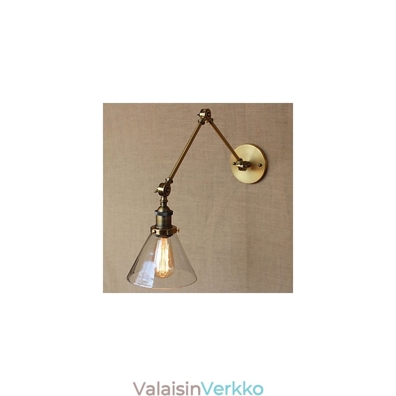 Retro Vintage Store Yksinomaan suunniteltu moderni pronssikirkon aulan koristeltu makuuhuoneen seinävalaisin
