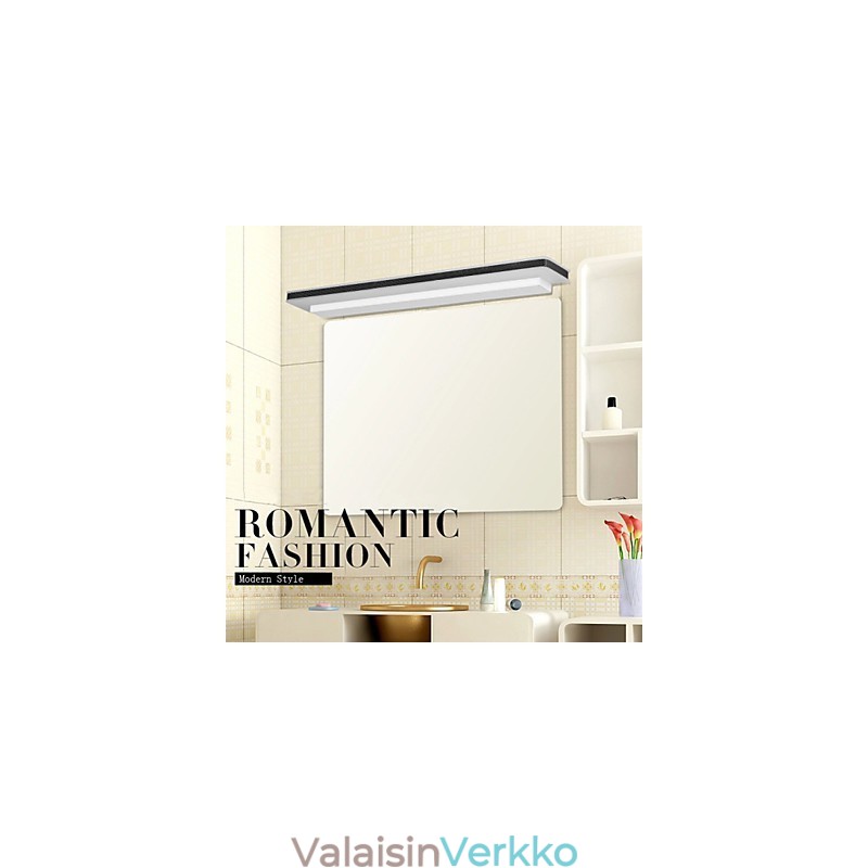 Kylpyhuoneen valaistus moderni nykyaikainen metalli