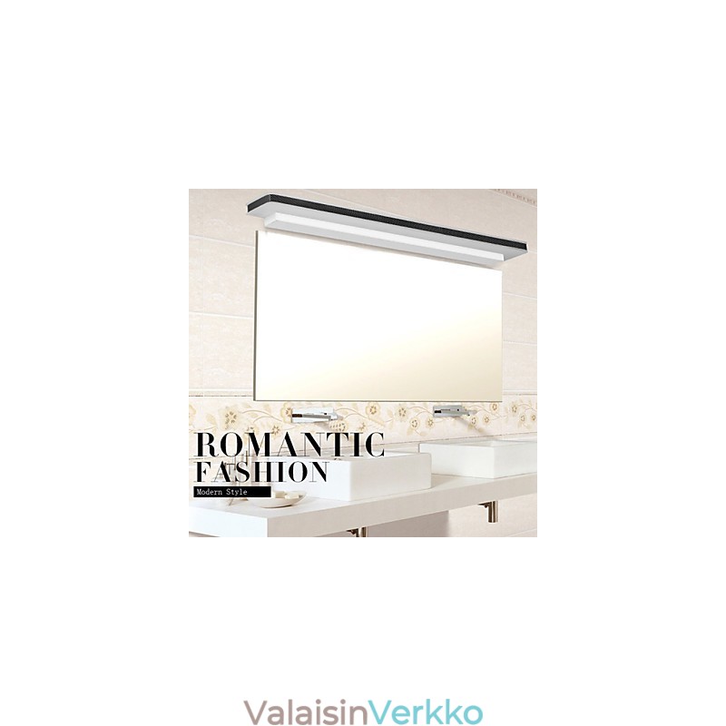 Kylpyhuoneen valaistus moderni nykyaikainen metalli