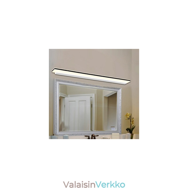 Kylpyhuoneen valaistus moderni nykyaikainen metalli