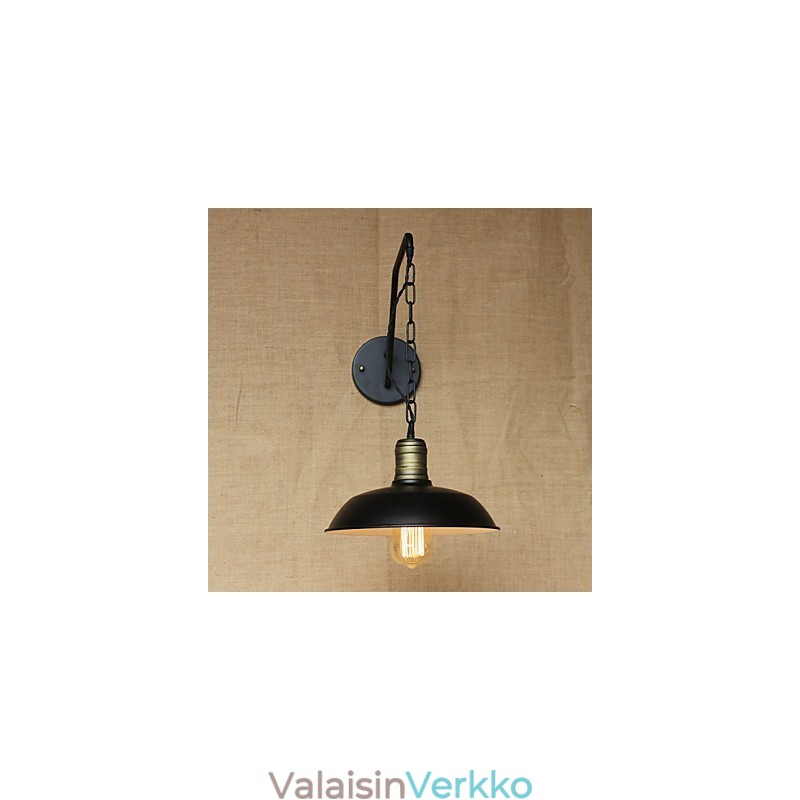 Yksinkertainen ja luova persoonallinen seinävalaisinteollisuusketju American Retro Iron Aisle -makuuhuoneen sängyn seinävalaisin