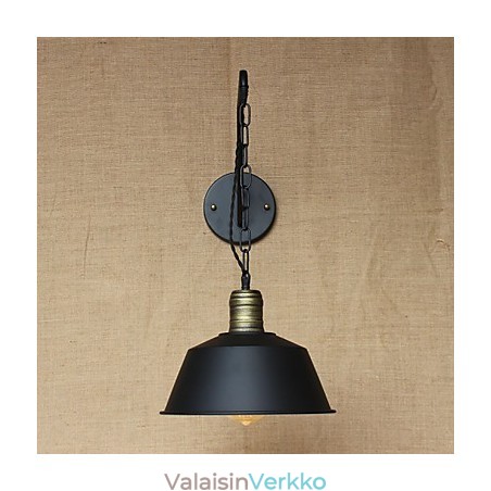 Yksinkertainen ja luova persoonallinen seinävalaisinteollisuusketju American Retro Iron Aisle -makuuhuoneen sängyn seinävalaisin Yksinkertainen ja luova persoonallinen seinävalaisinteollisuusketju American Retro Iron Aisle -makuuhuoneen sängyn seinävalaisin