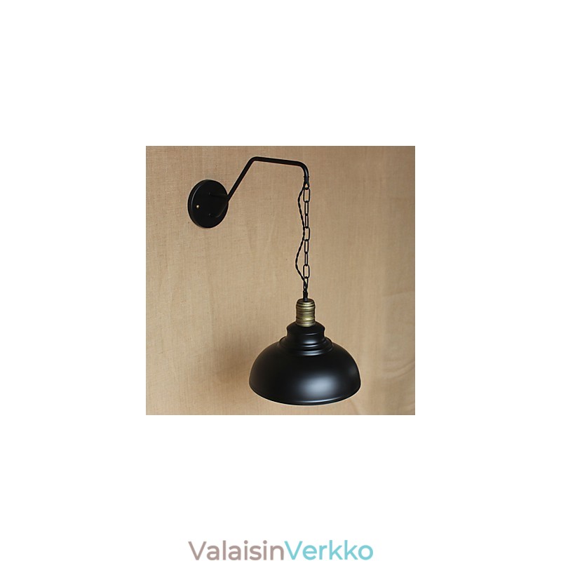 Yksinkertainen ja luova persoonallisuus Seinävalaisin Teollisuusketju Amerikkalainen Retro Iron Aisle Makuuhuoneen sängyn seinävalaisin