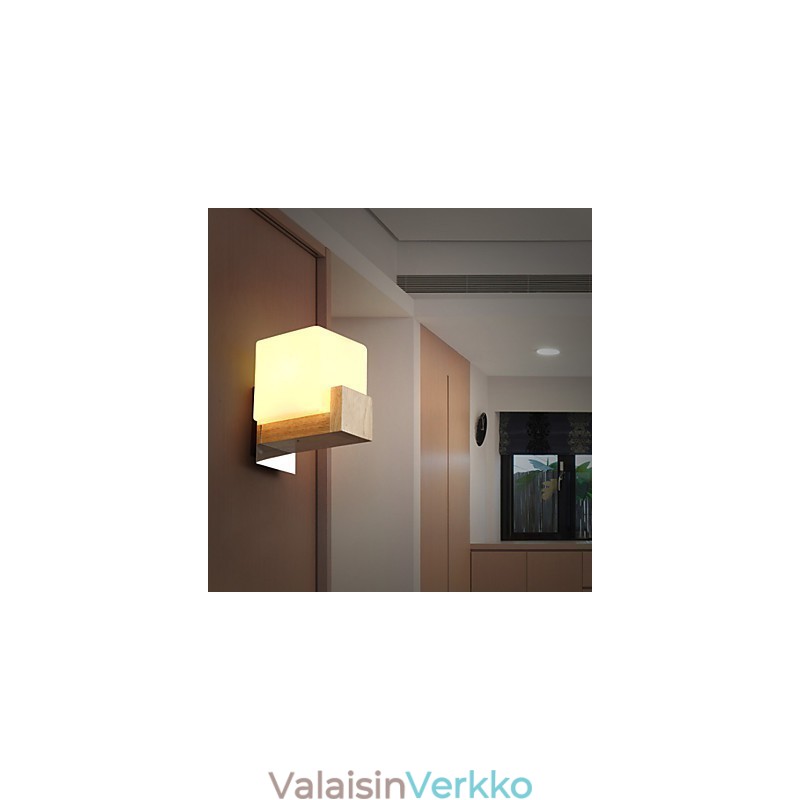 Seinävalaisimet Mini Style Modern Contemporary Wood Bamboo