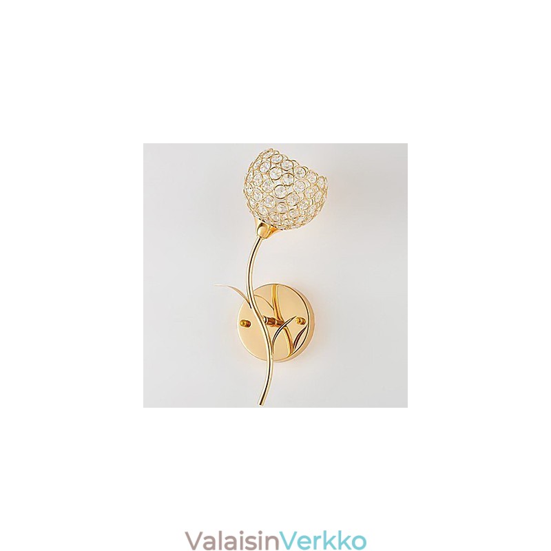 Minimalistinen moderni kristalliseinävalaisin