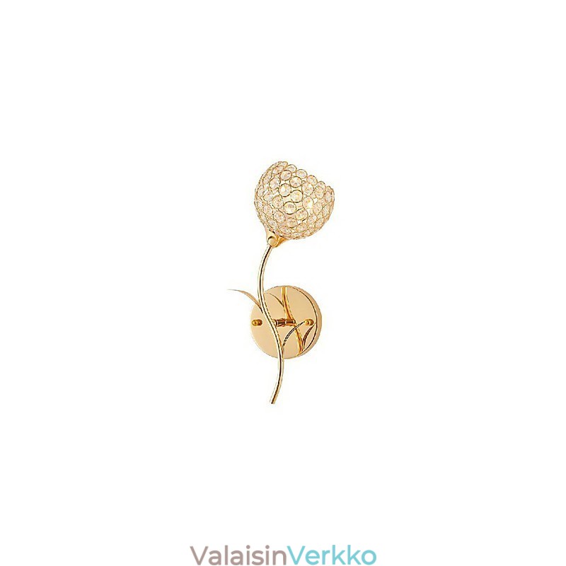 Minimalistinen moderni kristalliseinävalaisin