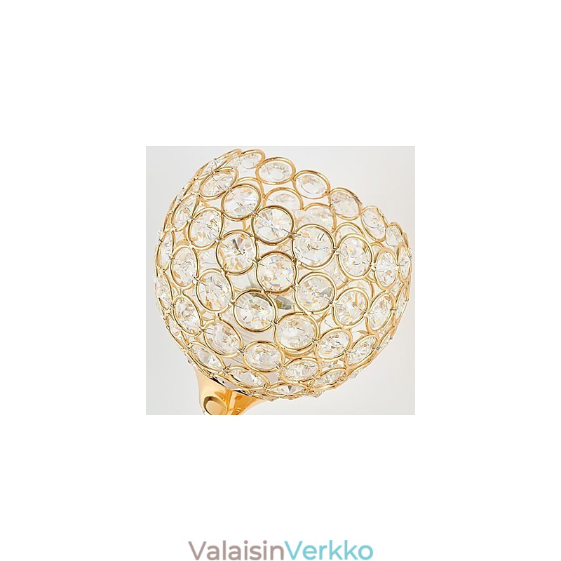Minimalistinen moderni kristalliseinävalaisin