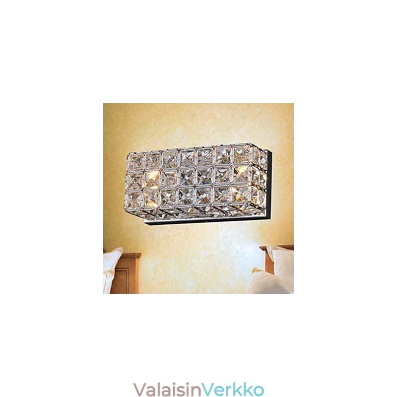 Sopimuksen mukainen ja nykyaikainen neliön muotoinen seinävalaisin K9 Crystal