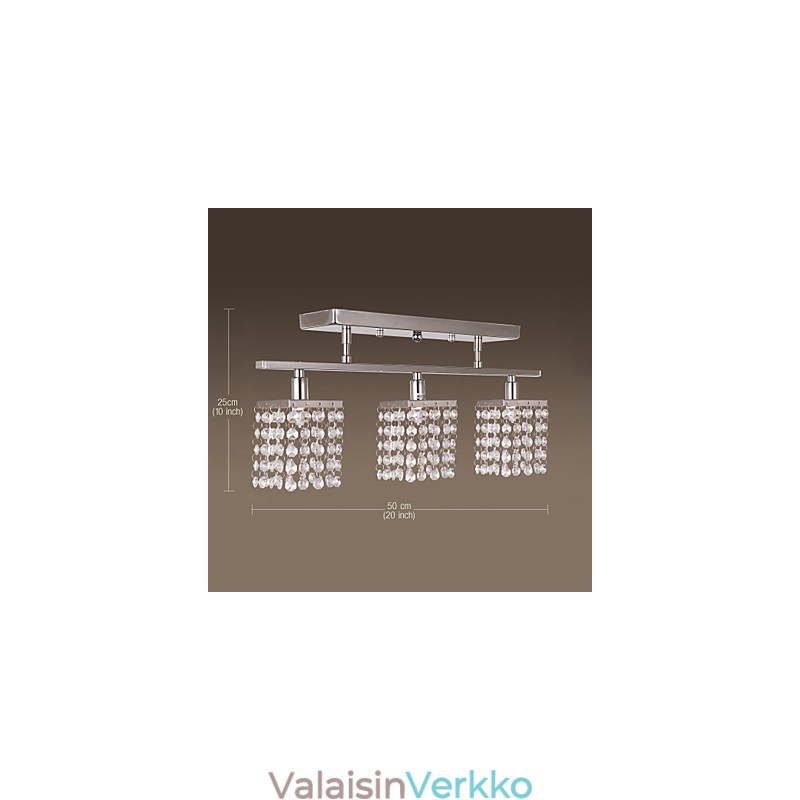 Lineaariset Chandelier Island Light Crysal 3 -valot