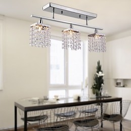 Lineaariset Chandelier Island Light Crysal 3 -valot