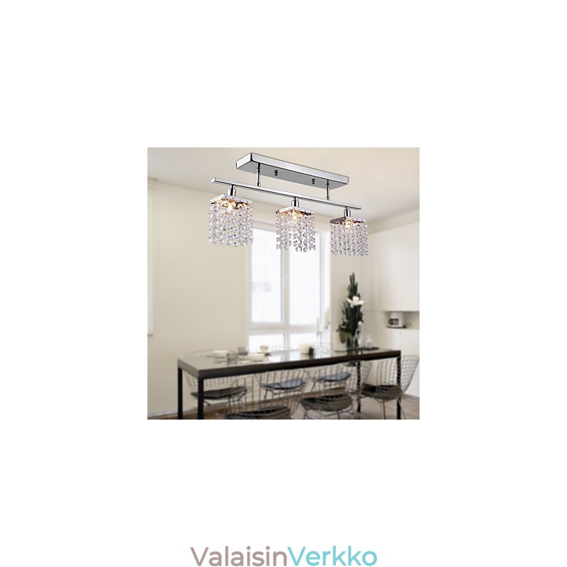 Lineaariset Chandelier Island Light Crysal 3 -valot