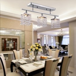 Lineaariset Chandelier Island Light Crysal 3 -valot