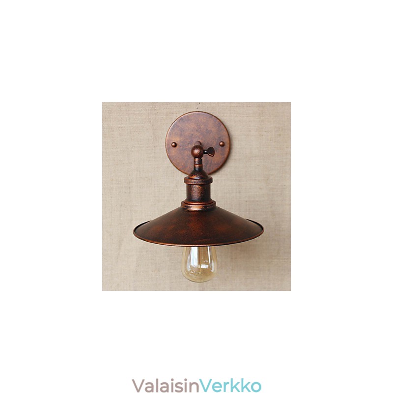 Minimalistinen teollisuustyylinen huvila kirkon käytävän edessä Nostalginen sateenvarjo Punainen pronssi koristeellinen seinävalaisin