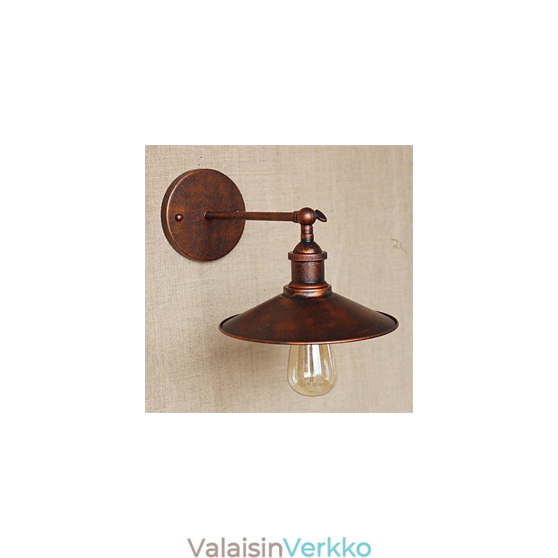 Minimalistinen teollisuustyylinen huvila kirkon käytävän edessä Nostalginen sateenvarjo Punainen pronssi koristeellinen seinävalaisin