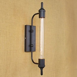 Eurooppa ja retrovaatteet taideravintola Edison Light Bulb Flute Koristeellinen seinävalaisin