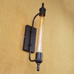 Eurooppa ja retrovaatteet taideravintola Edison Light Bulb Flute Koristeellinen seinävalaisin