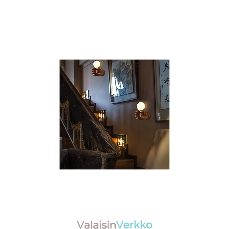 Eurooppalaisen seinän oikeanpuoleiset luovat retro nyrkkiseinävalaisimet